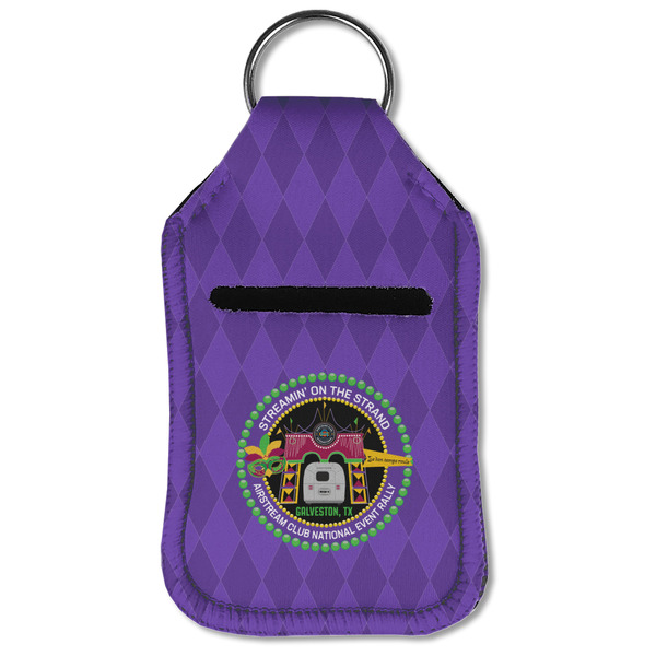 Streamin' on the Strand Sanitizer Holder Keychain - Small (Front Flat)