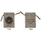 Streamin' on the Strand Burlap Gift Bag - Small - Double-Sided