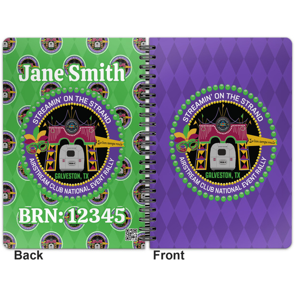 Streamin' on the Strand Spiral Journal 7 x 10 - Apvl