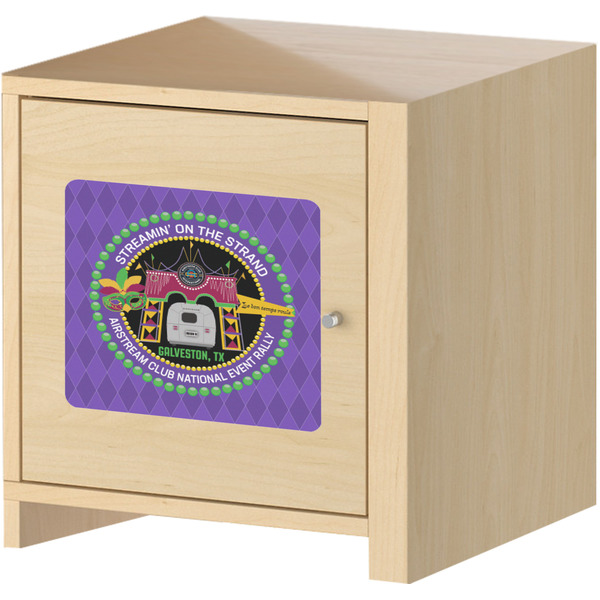 Streamin' on the Strand Square Wall Decal on Wooden Cabinet