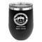 Streamin' on the Strand Stemless Stainless Steel Wine Tumbler - Black - Double-Sided