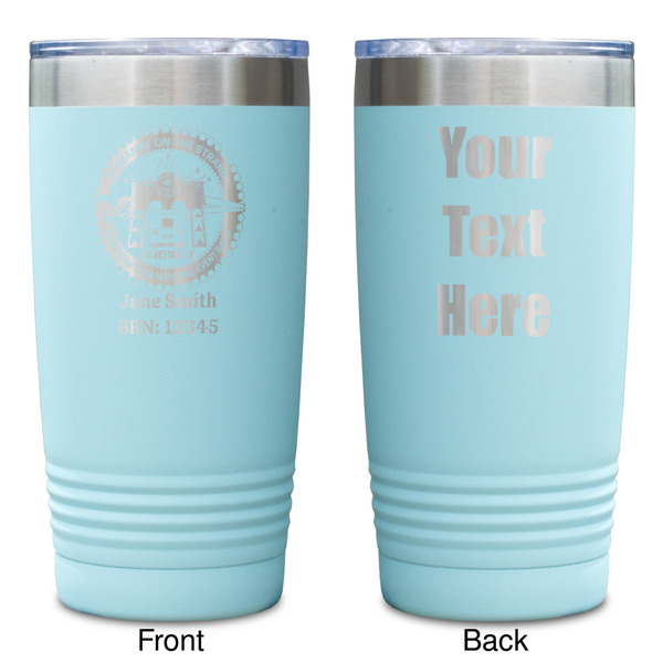 Streamin' on the Strand Teal Polar Camel Tumbler - 20oz -Double Sided - Approval