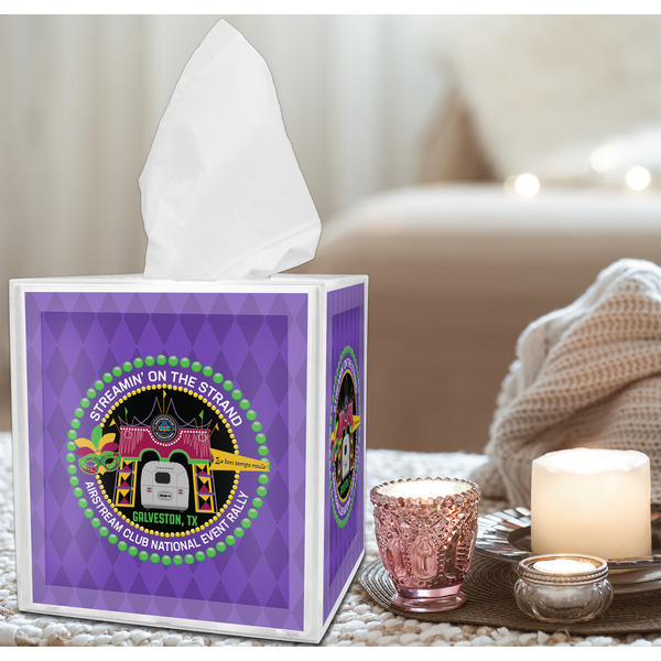 Streamin' on the Strand Tissue Box - Lifestyle