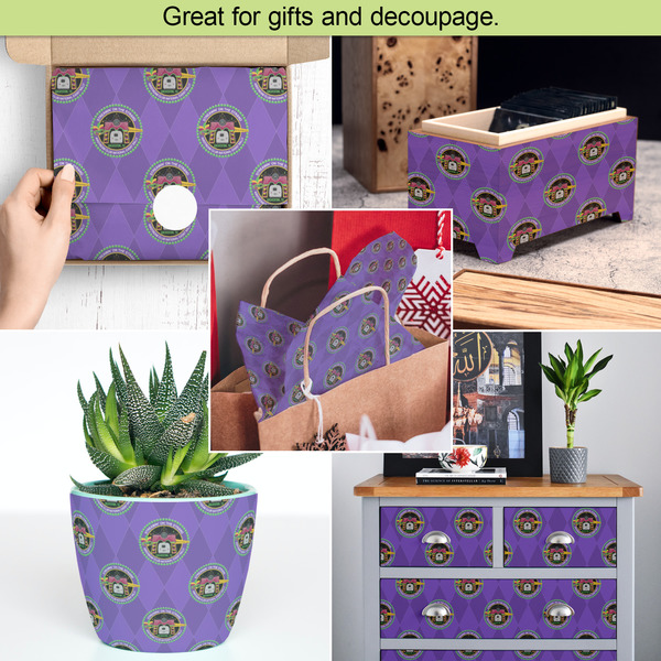 Streamin' on the Strand Tissue Paper - In Use Collage