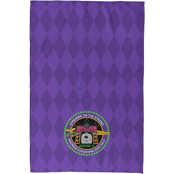 Streamin' on the Strand Waffle Weave Towel - Full Color Print - Approval Image