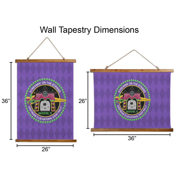 Streamin' on the Strand Wall Hanging Tapestries - Parent/Sizing