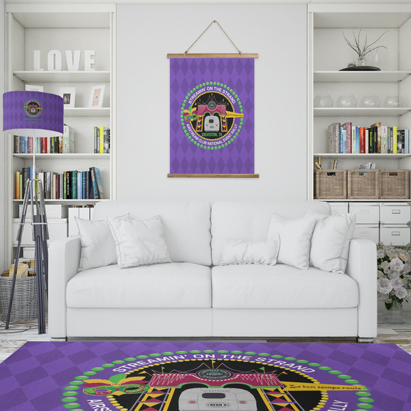 Streamin' on the Strand Wall Hanging Tapestry - Portrait - In Context