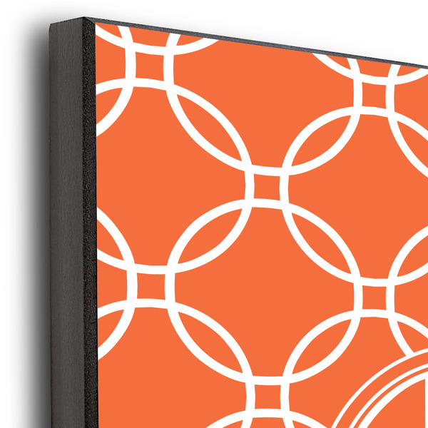 Linked Circles 11x14 Wood Print - Closeup