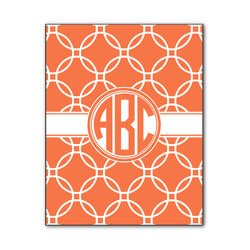 Linked Circles Wood Print - 11x14 (Personalized)