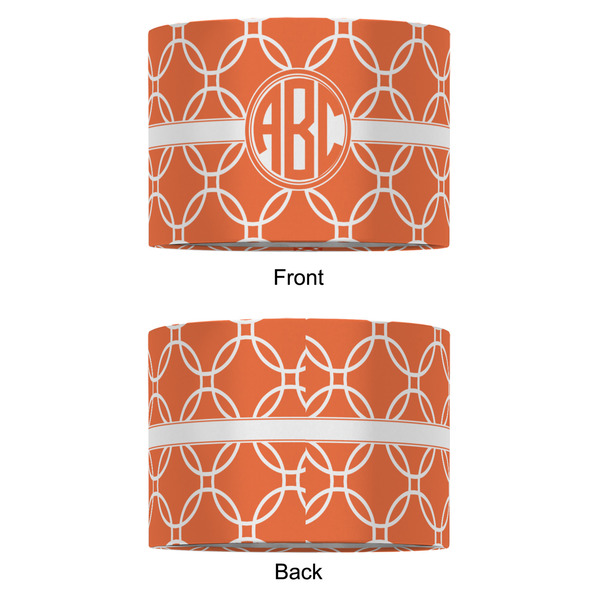 Linked Circles 12" Drum Lampshade - APPROVAL (Fabric)