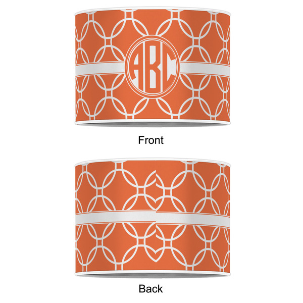 Linked Circles 12" Drum Lampshade - APPROVAL (Poly Film)