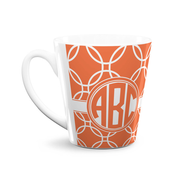 Linked Circles 12 Oz Latte Mug - Front