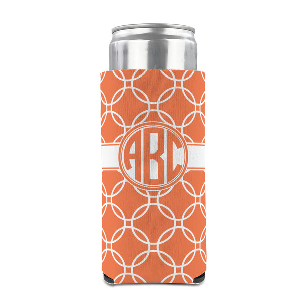 Linked Circles 12oz Tall Can Sleeve - FRONT (on can)