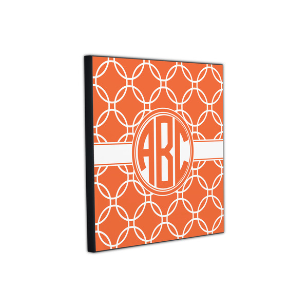 Linked Circles 12x12 Wood Print - Angle View