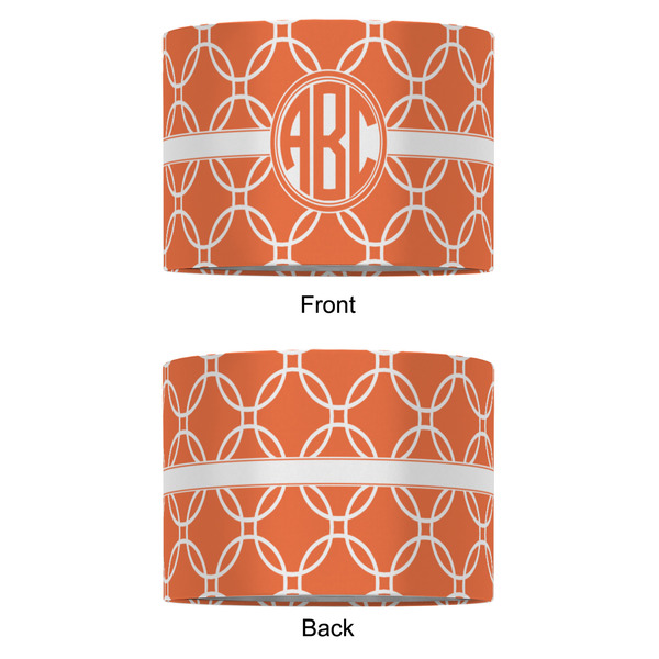 Linked Circles 16" Drum Lampshade - APPROVAL (Fabric)