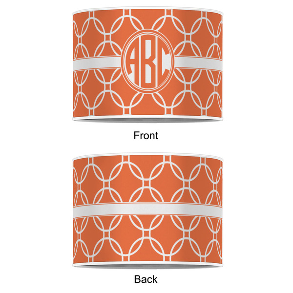 Linked Circles 16" Drum Lampshade - APPROVAL (Poly Film)