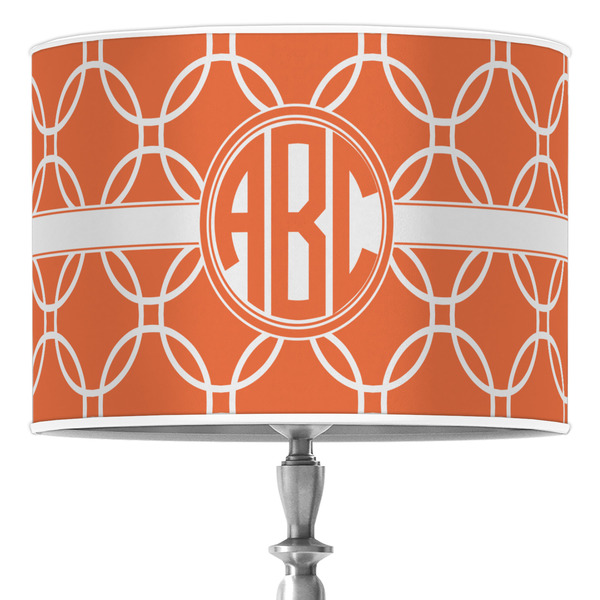 Custom Linked Circles 16" Drum Lamp Shade - Poly-film (Personalized)
