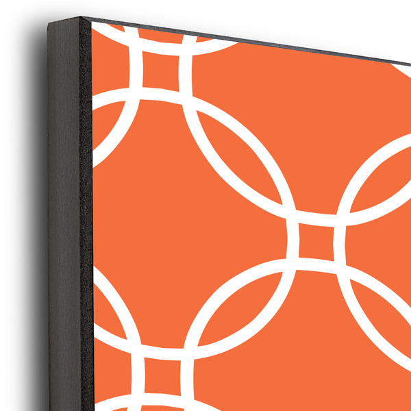 Linked Circles 16x20 Wood Print - Closeup