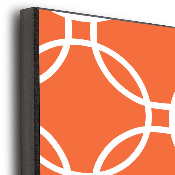 Linked Circles 20x24 Wood Print - Closeup