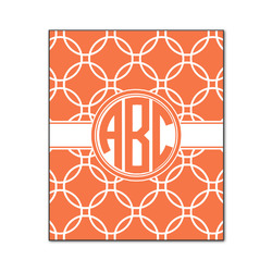 Linked Circles Wood Print - 20x24 (Personalized)