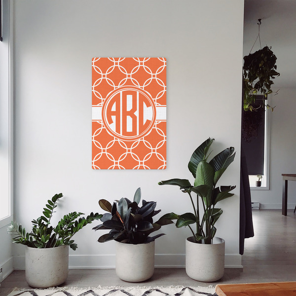 Linked Circles 20x30 - Canvas Print - In Context