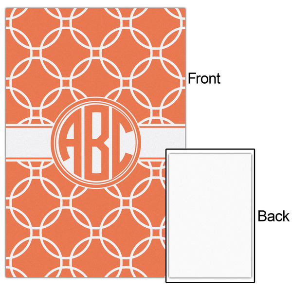 Linked Circles 20x30 - Matte Poster - Front & Back