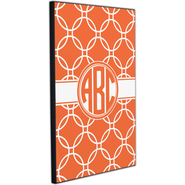 Linked Circles 20x30 Wood Print - Angle View