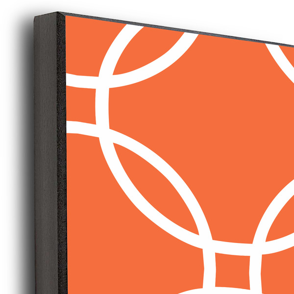 Linked Circles 20x30 Wood Print - Closeup