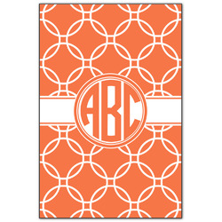 Linked Circles Wood Print - 20x30 (Personalized)