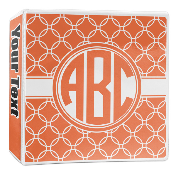 Custom Linked Circles 3-Ring Binder - 2 inch (Personalized)