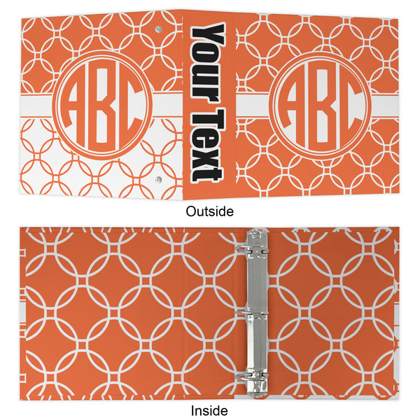 Linked Circles 3 Ring Binders - Full Wrap - 2" - APPROVAL