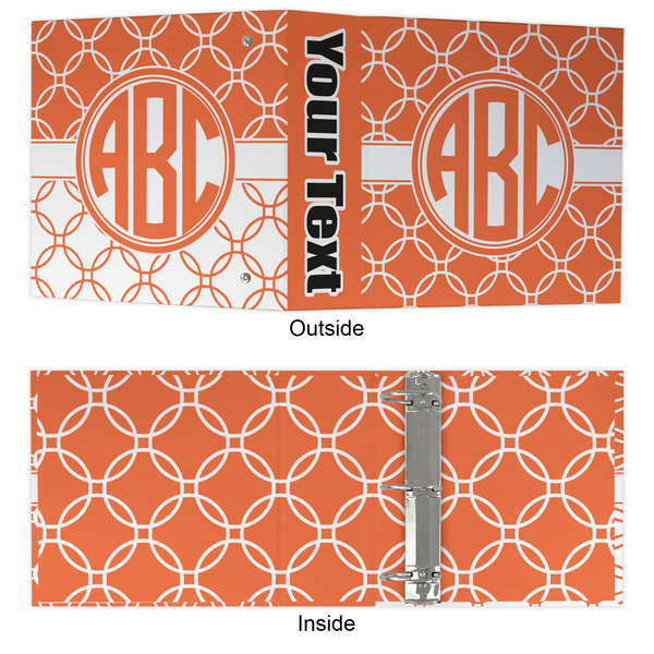 Linked Circles 3 Ring Binders - Full Wrap - 3" - APPROVAL
