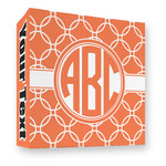 Linked Circles 3 Ring Binder - Full Wrap - 3" (Personalized)