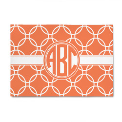 Linked Circles 4' x 6' Indoor Area Rug (Personalized)