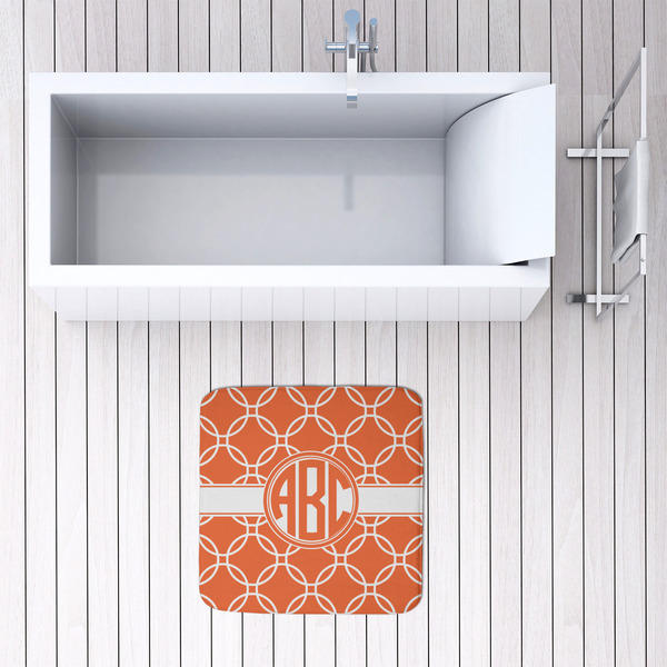 Linked Circles 48x48 Foam Memory Mat - LIFESTYLE