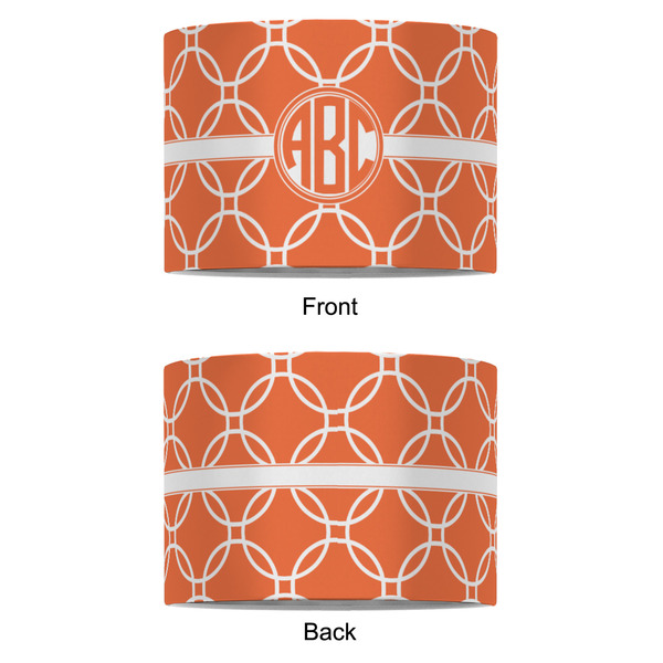 Linked Circles 8" Drum Lampshade - APPROVAL (Fabric)