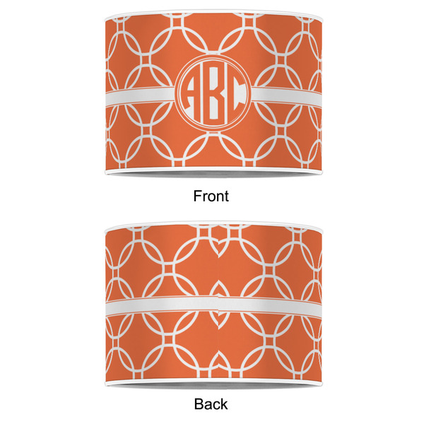 Linked Circles 8" Drum Lampshade - APPROVAL (Poly Film)