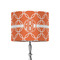 Linked Circles 8" Drum Lampshade - ON STAND (Fabric)