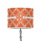 Linked Circles 8" Drum Lampshade - ON STAND (Poly Film)