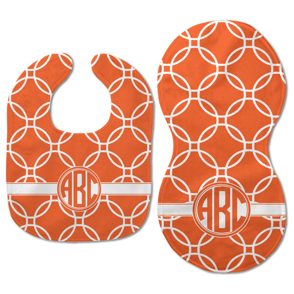 Linked Circles Baby Bib & Burp Set - Approval (new bib & burp)