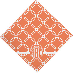 Linked Circles Dog Bandana Scarf w/ Monogram