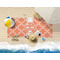 Linked Circles Beach Towel Lifestyle