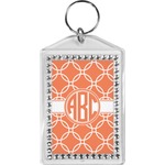 Linked Circles Bling Keychain (Personalized)