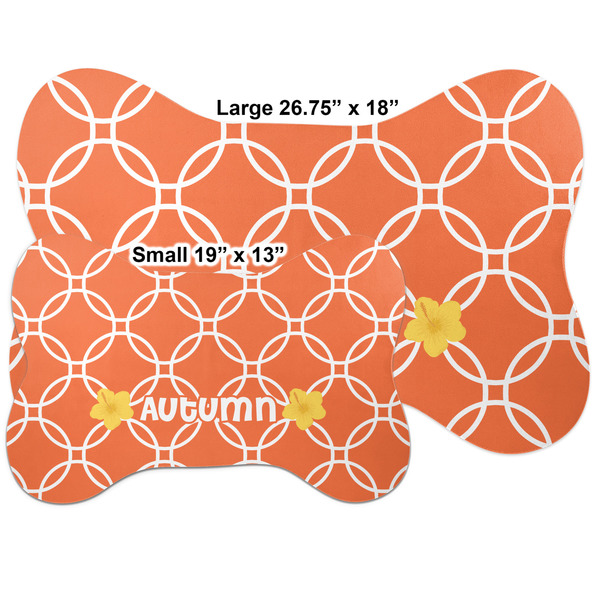 Linked Circles Bone Shaped Mat Comparison