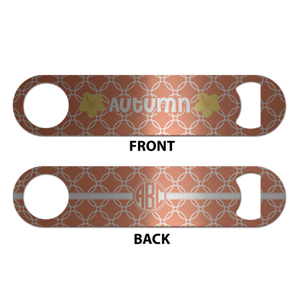 Linked Circles Bottle Opener - Front & Back