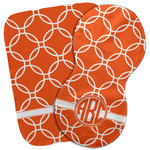 Linked Circles Burp Cloth (Personalized)