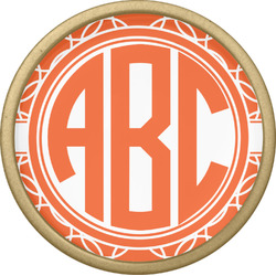 Linked Circles Cabinet Knob - Gold (Personalized)