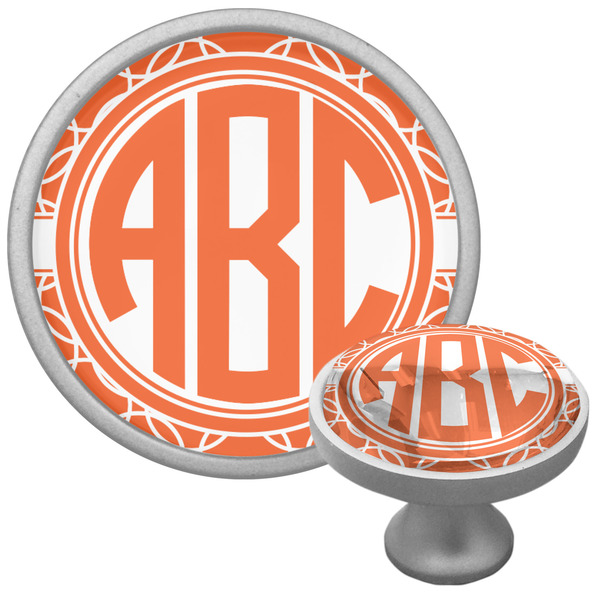 Linked Circles Cabinet Knob - Nickel - Multi Angle