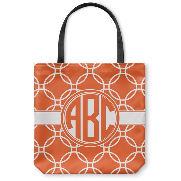 Custom Linked Circles Canvas Tote Bag (Personalized)
