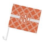 Linked Circles Car Flag (Personalized)